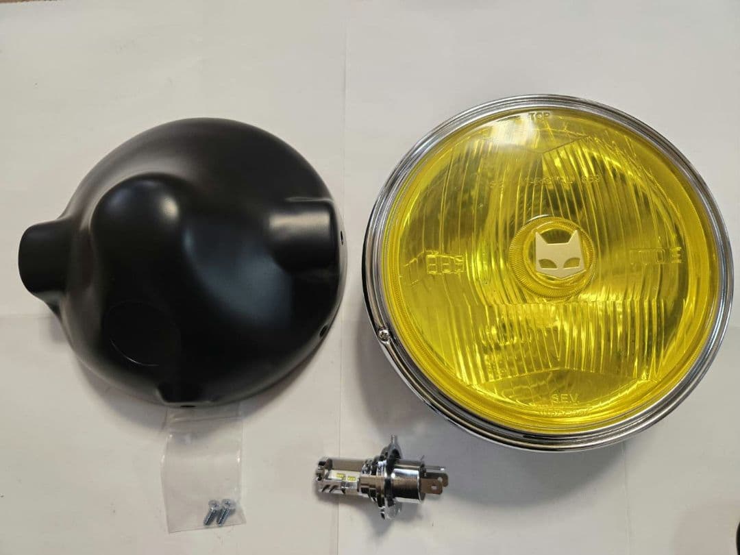 マーシャル　889　ドライビングランプフルキット　180パイ　イエロー 889ドライビングランプフルキット イエローレンズ ブラックケース