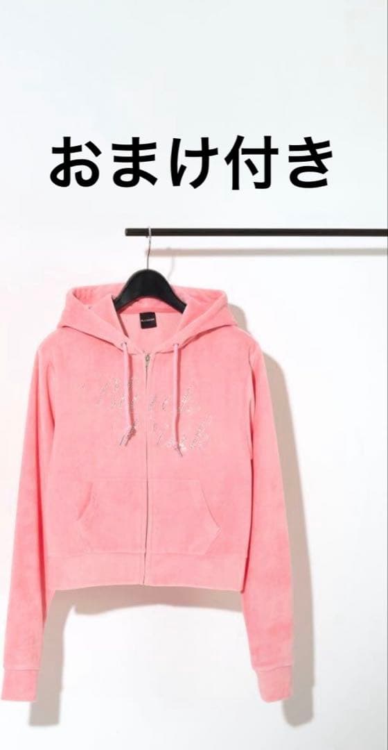 BLACKPINK 【ライブ会場限定】ベロアジップアップフーディーPINK