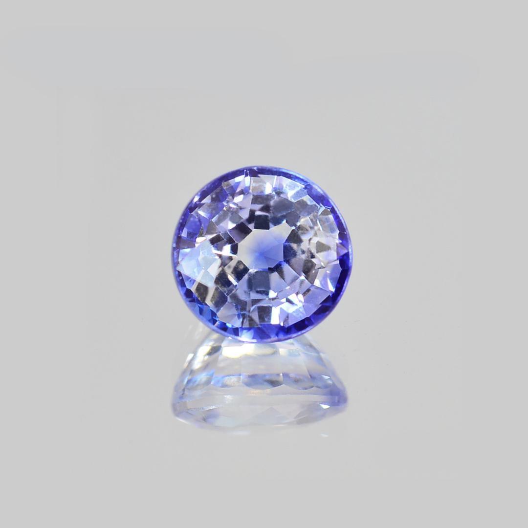 ソ付 天然 バイカラーサファイア 0.966ct ルース ラウンド カット