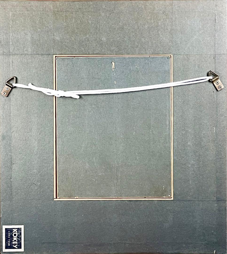 高橋惟一　真作 「花」油彩3号　スイスで活躍　評価1号23万円　古径製額縁