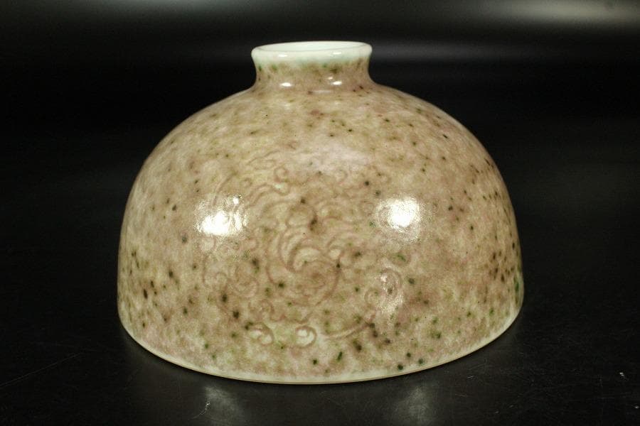 中国美術 釉裏紅 刻龍紋 壷(K-A720) - メルカリ