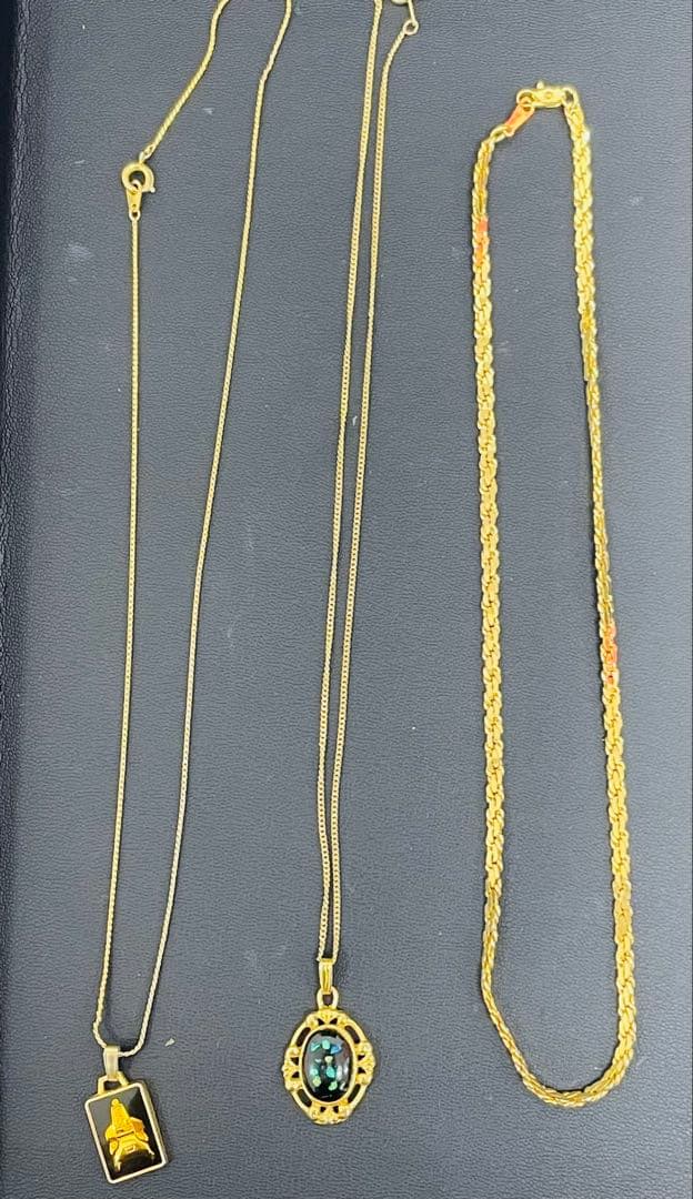 k18ゴールドモチーフネックレスセット