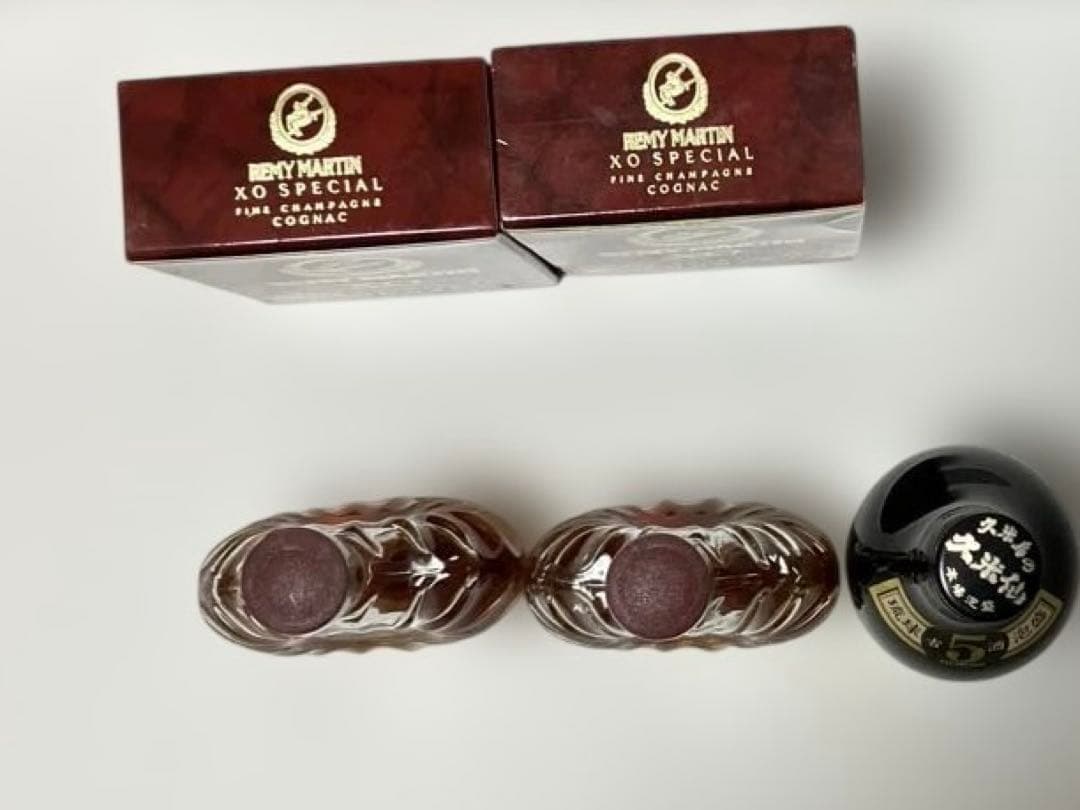 レミーマルタンXOミニボトル（未開栓古酒）2セット オマケ（泡盛）付き