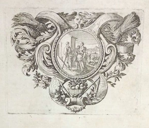 額装品 1729年頃 「聖書 バイブル 零葉」 4作品セット 稀少 - メルカリ