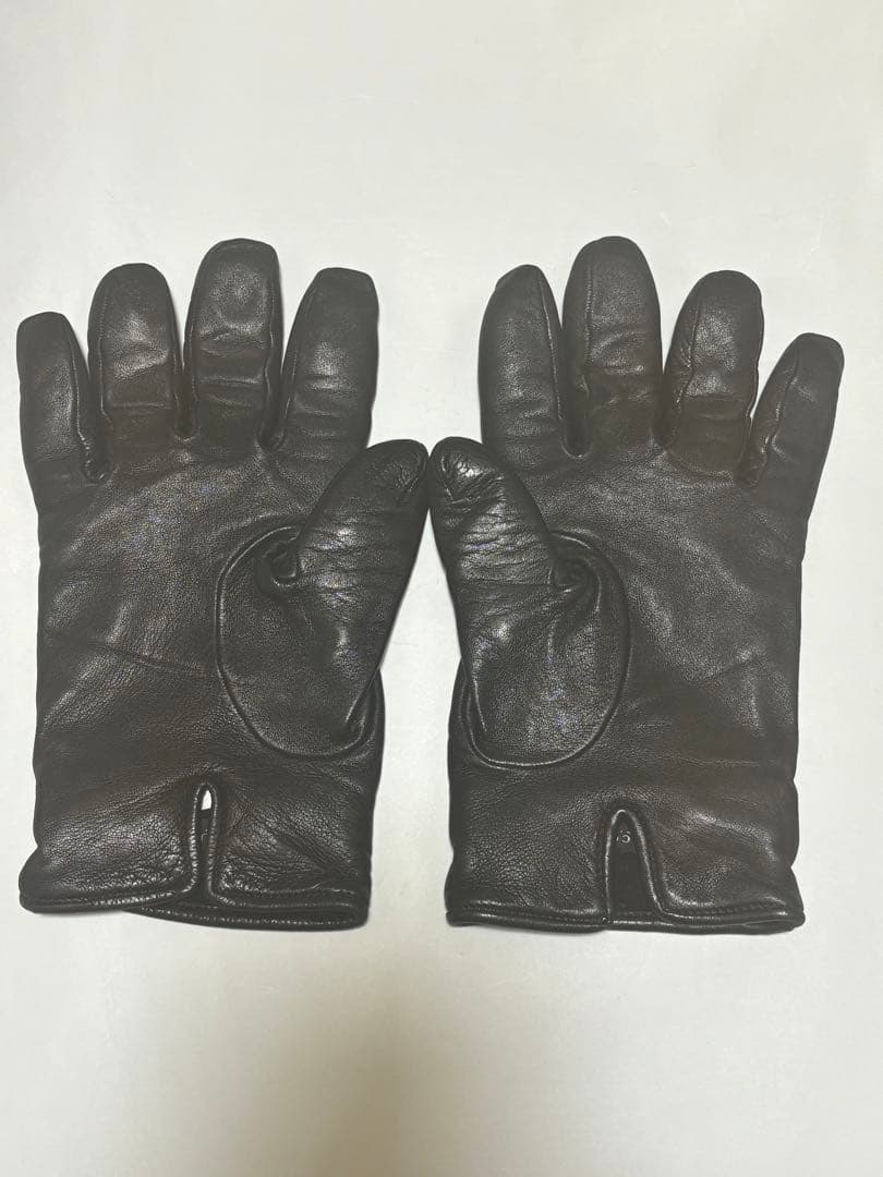 GUCCI グッチ レザーグローブ 革手袋 黒 ブラック