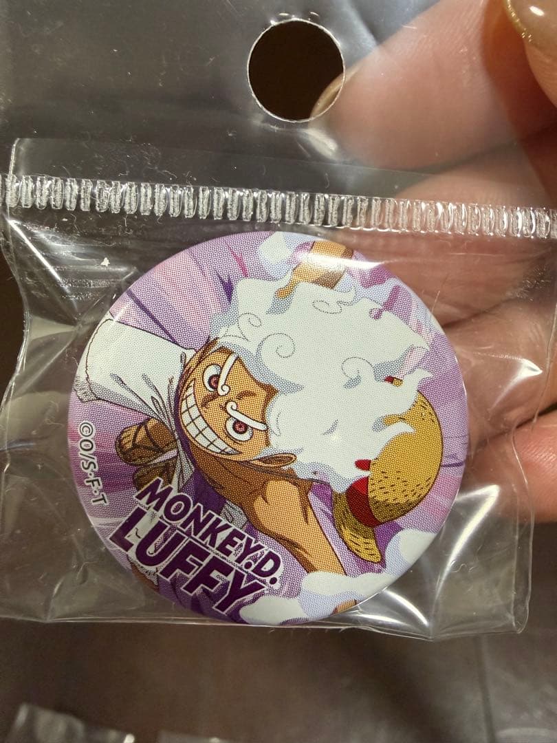 【非売品】ワンピース　缶バッチ　ルフィ　ニカ　20個