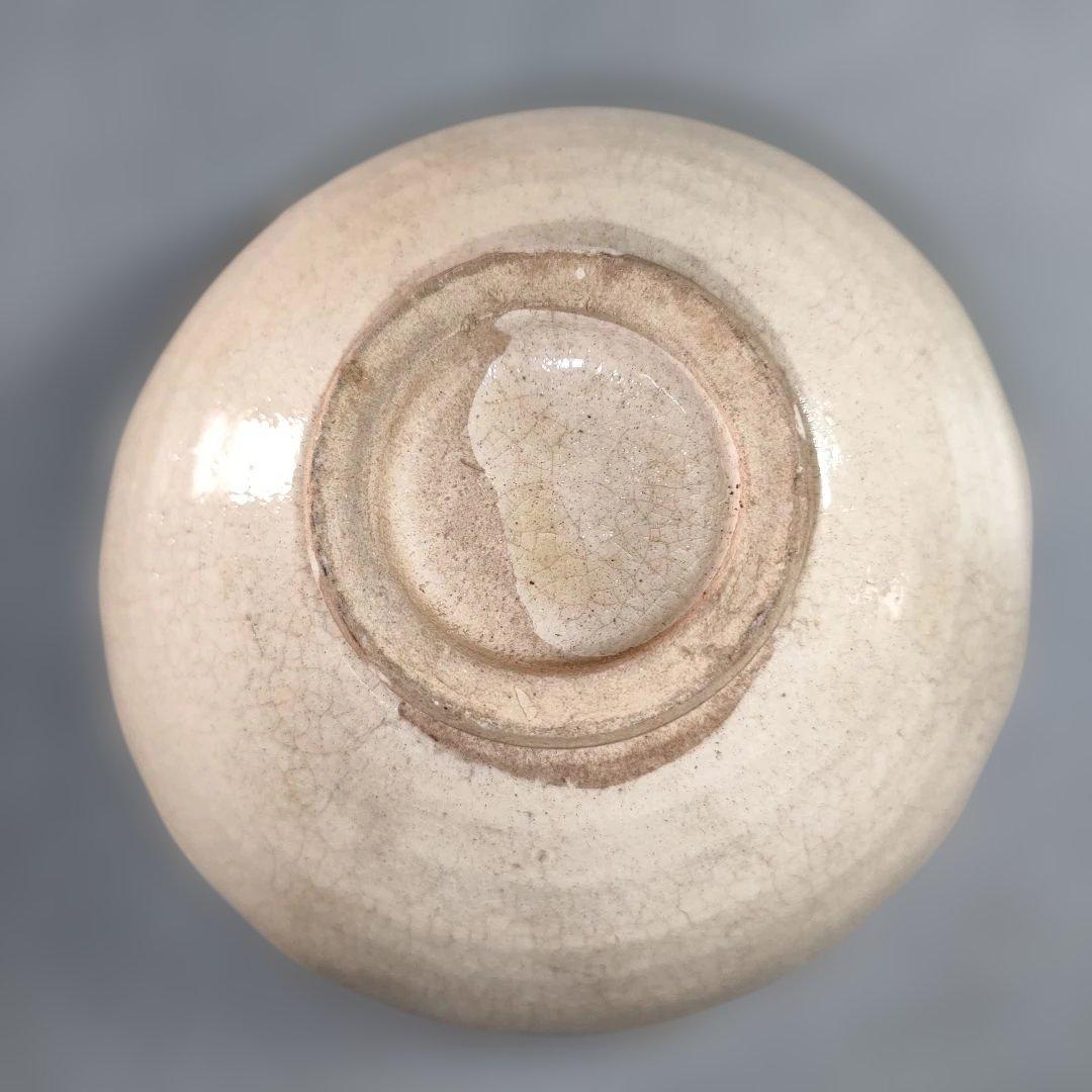 A1346-4/織部向日葵文茶碗揃10客/小鉢/向付/銘々皿/飾鉢/