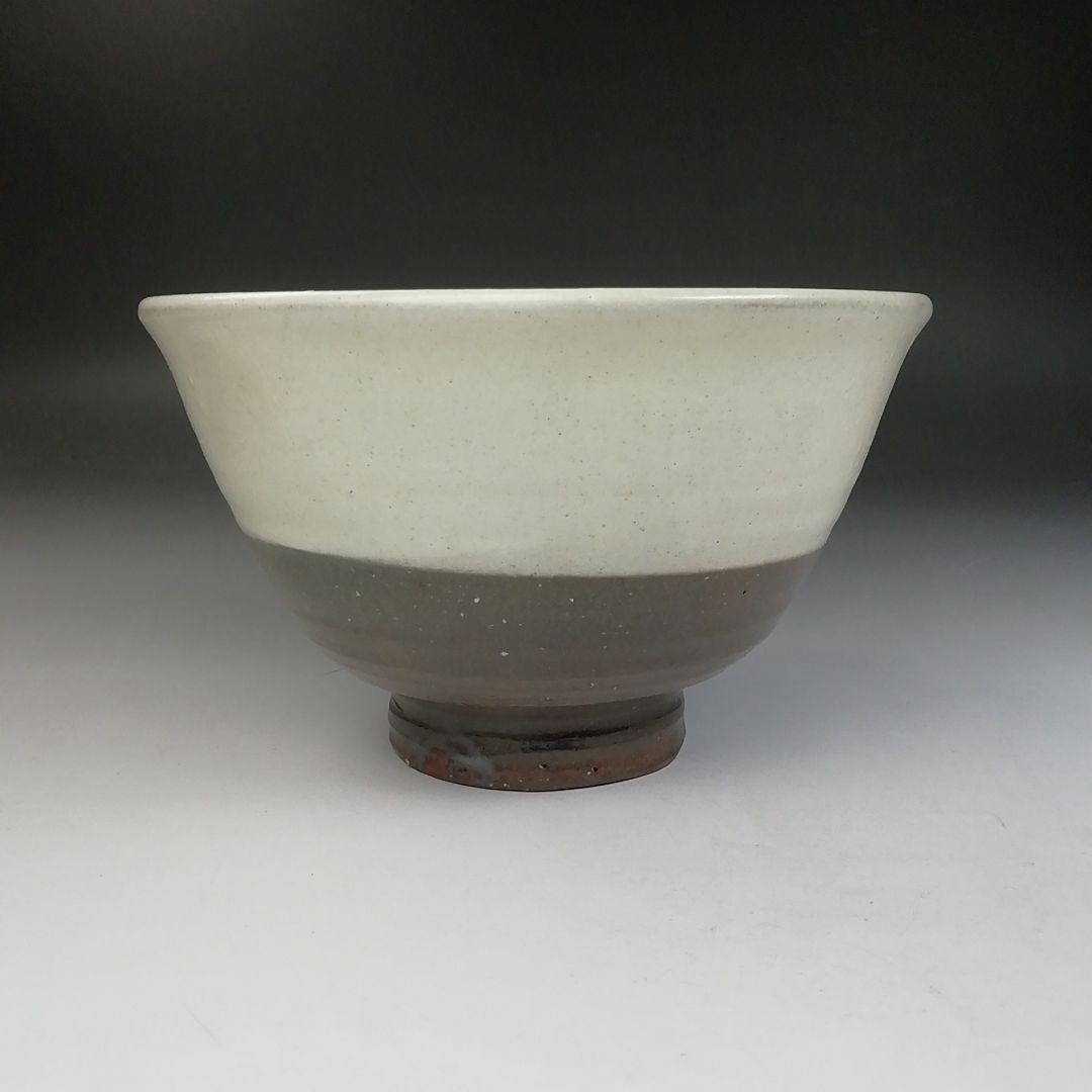 T736 茶碗 『無地刷毛目茶碗』『原清和 造』 共箱 抹茶碗 茶道具