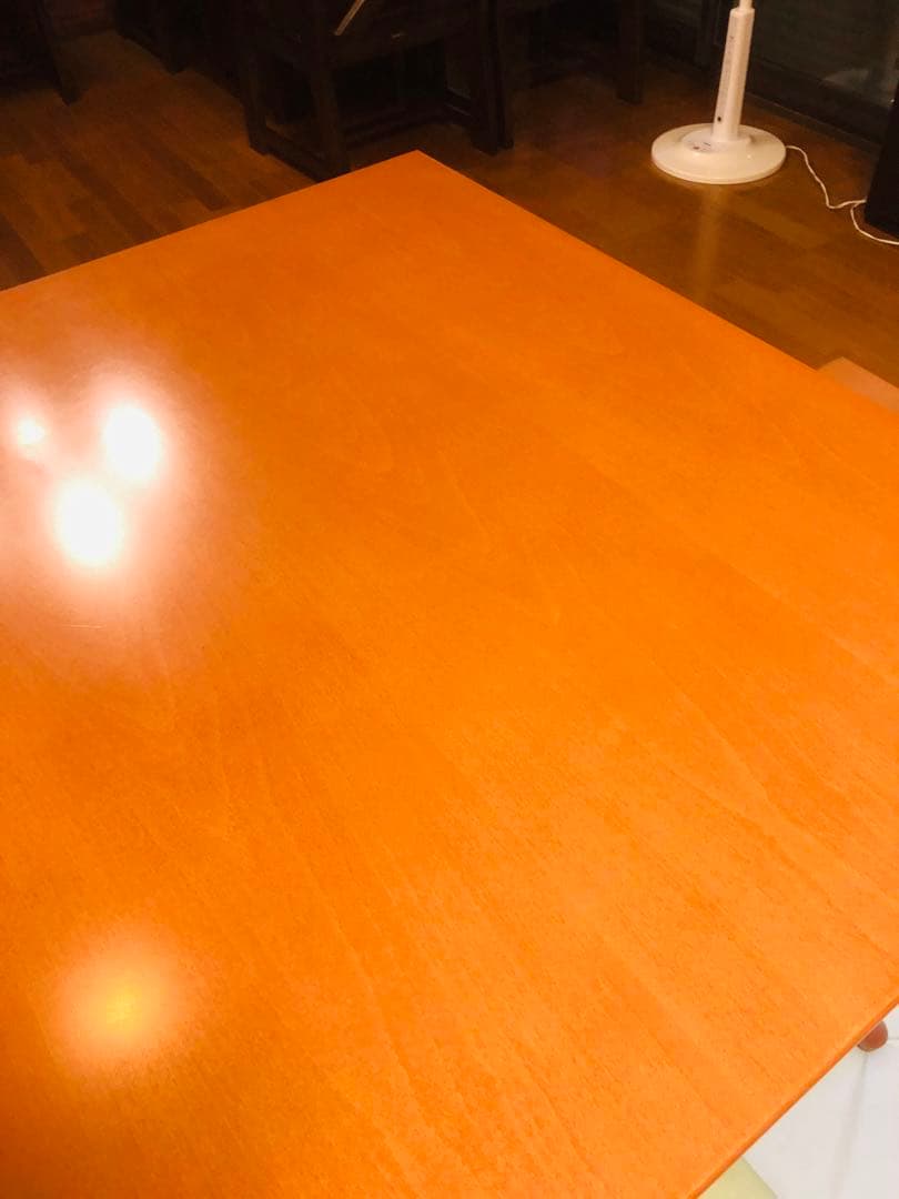 ナチュラルウッド ダイニングテーブル 正方形