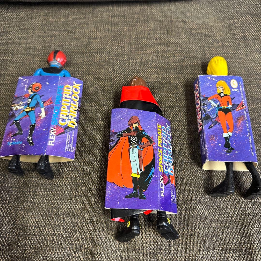 ファンキーポーズ キャプテン ハーロック 3体セット 海外パッケージ