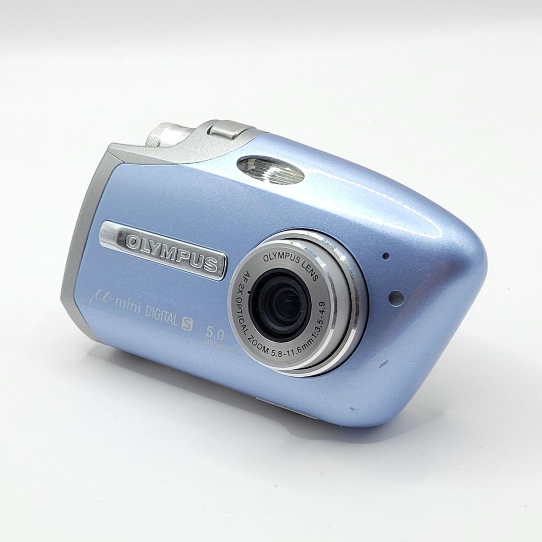 動作品】OLYMPUS µ mini DIGITAL S ラグーンブルー
