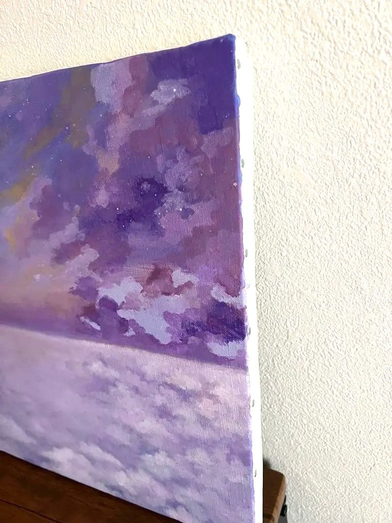 アクリル画　抽象画　原画　インテリア　F8