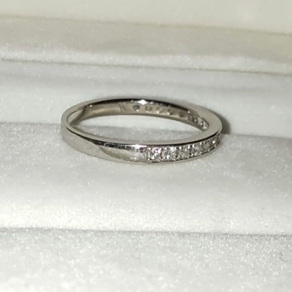 ヴァンドーム 14号 0.3ct ダイヤ エタニティ リング Pt900