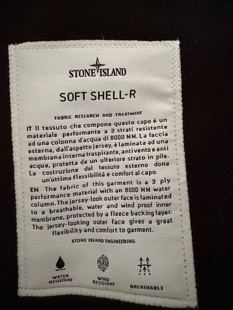 ジャケット・アウター STONE  SOFT SHELL R