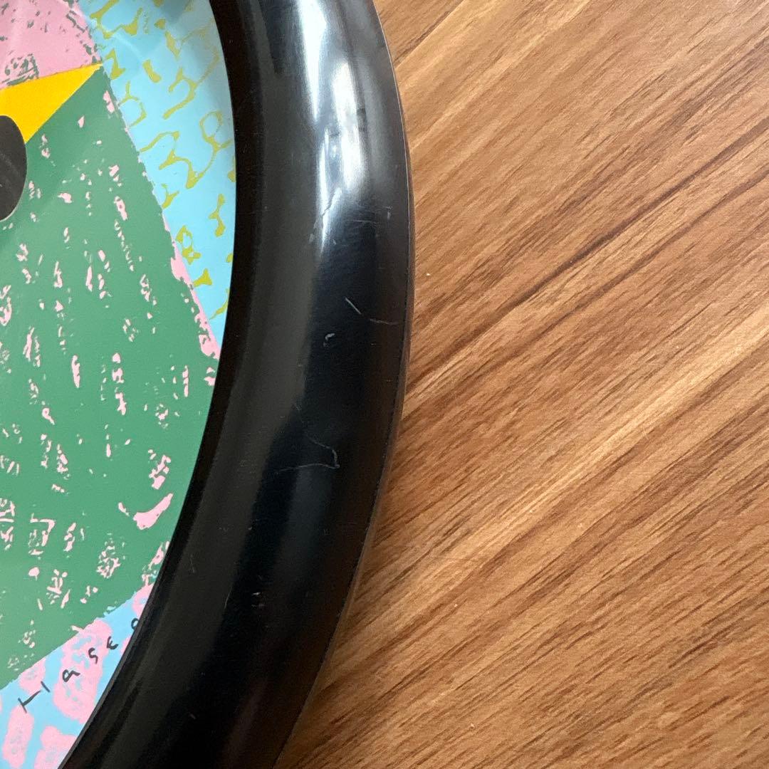 カラフルな顔デザイン掛時計　長谷川博紀　ポストモダン　珍品　香港製