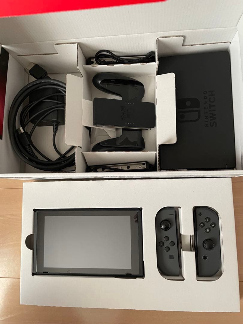 Nintendo Switch グレー 本体 箱・付属品付き