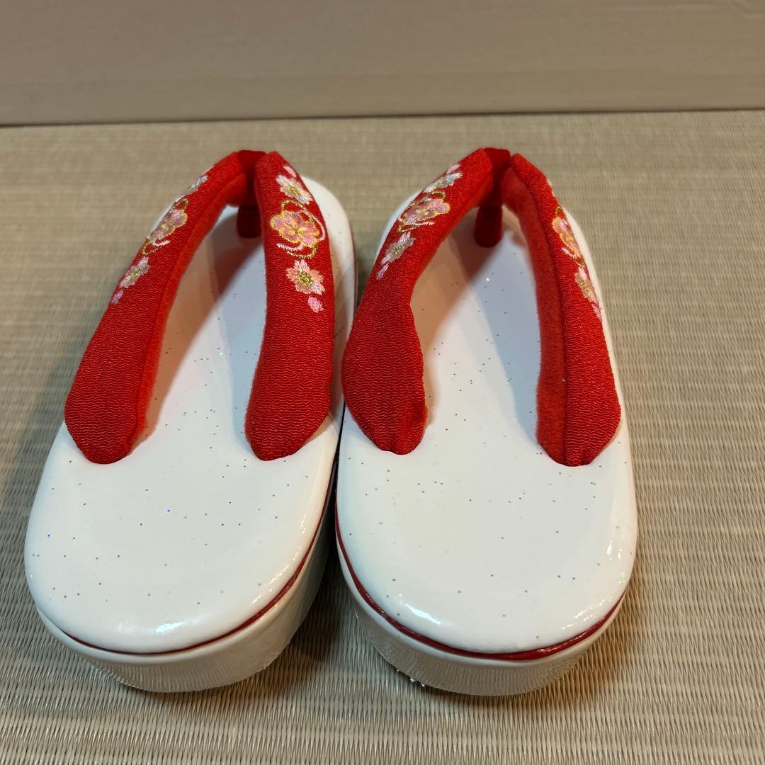 【白×ピンク絞り風】七五三 3歳 着物　被布コート12点セット　女の子　千歳飴