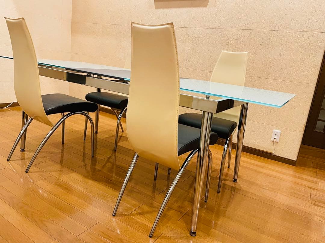 イタリアン家具 Effezetaエフェゼッタダイニングテーブル 引き取り限定品