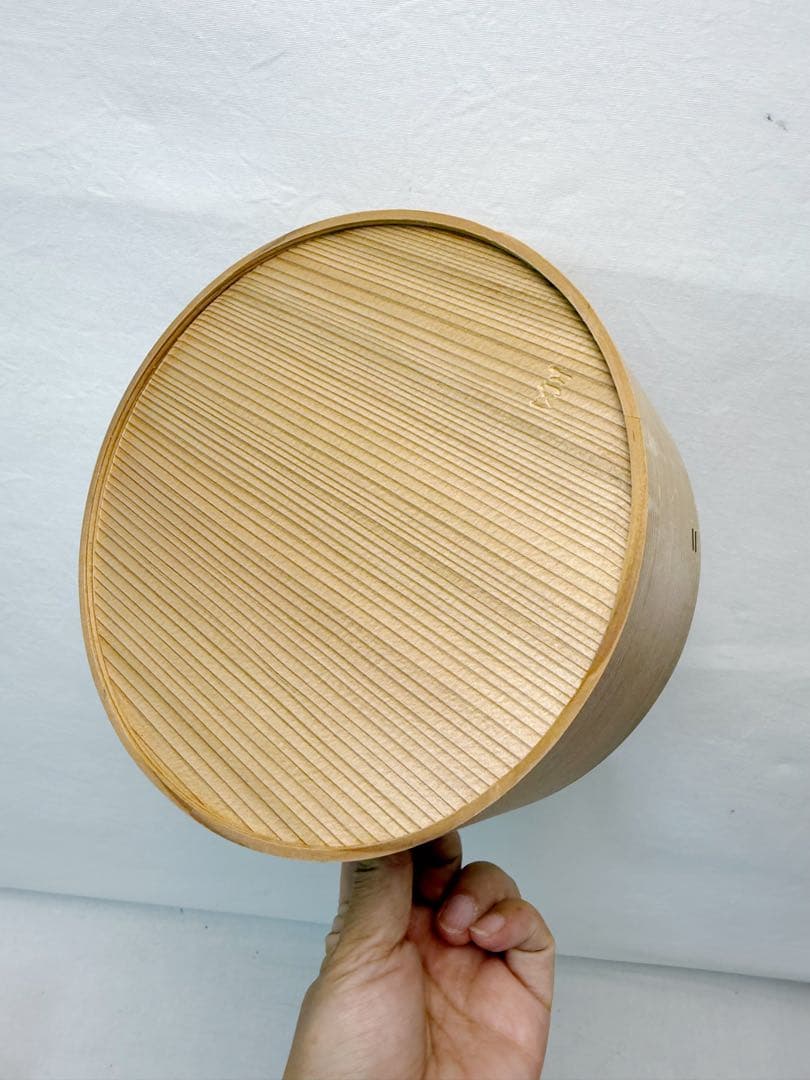 未使用 茶道具 曲物師 高木又三作 曲建水 曲わっぱ 刻印