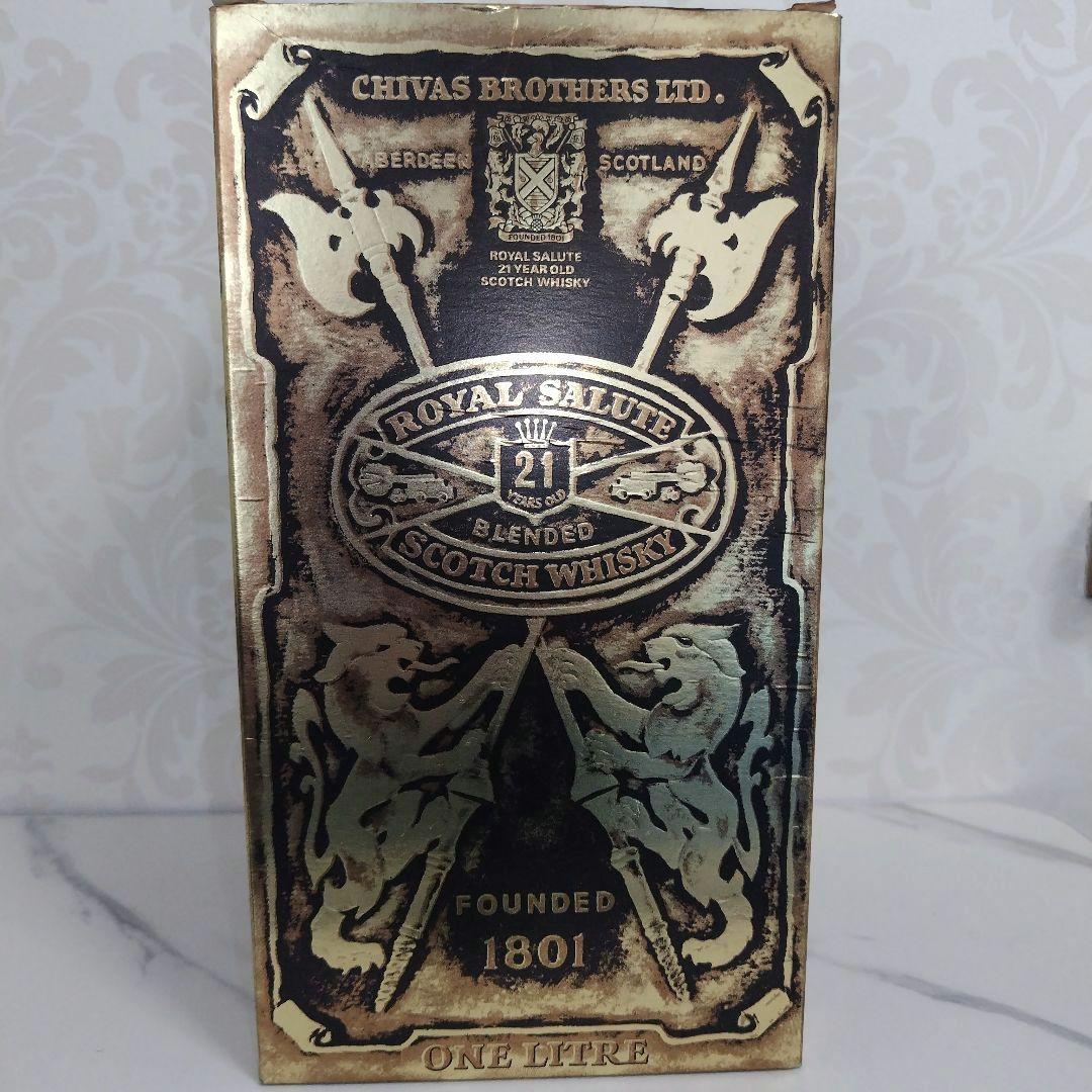 未開栓CHIVAS ROYAL SALUTE21年スコッチウイスキー1㍑