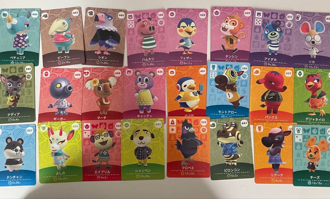 あつまれどうぶつの森amiiboまとめ売り どうぶつの森amiiboカード60