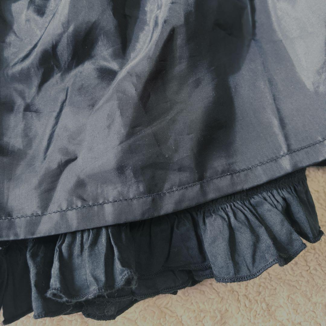 【美品】俵屋KATO フリルスカートブラック
