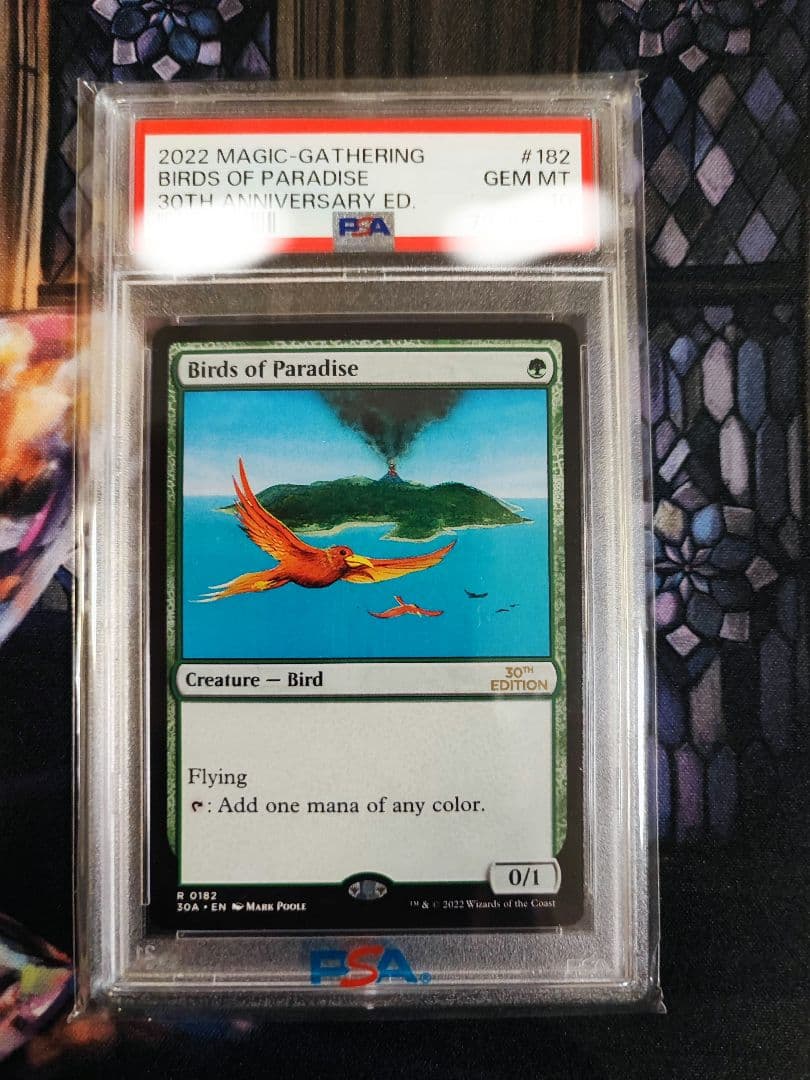 極楽鳥 新枠psa10 mtg 30th 30a
