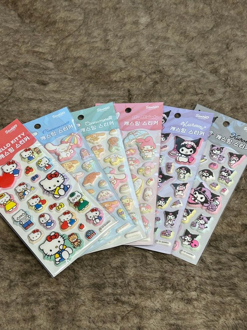 韓国限定】ポケモン サンリオ ボンボンステッカーセット 楽天市場