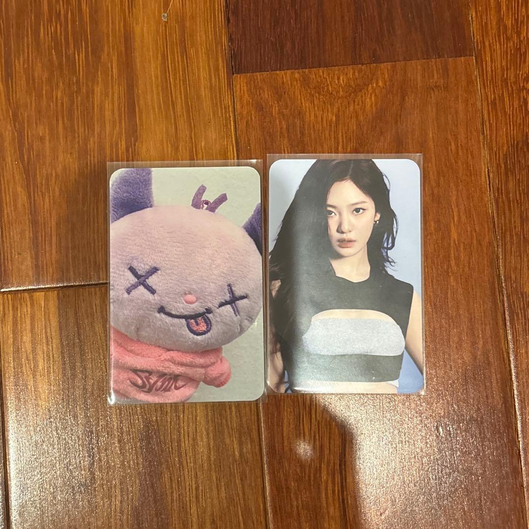 aespa ニンニン キャラクターフォトカードケース シュシュ ペンラストラップ