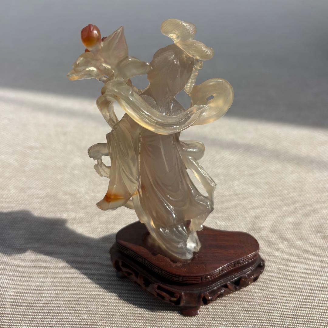 s001】極美品・瑪瑙メノウ中国美術置物