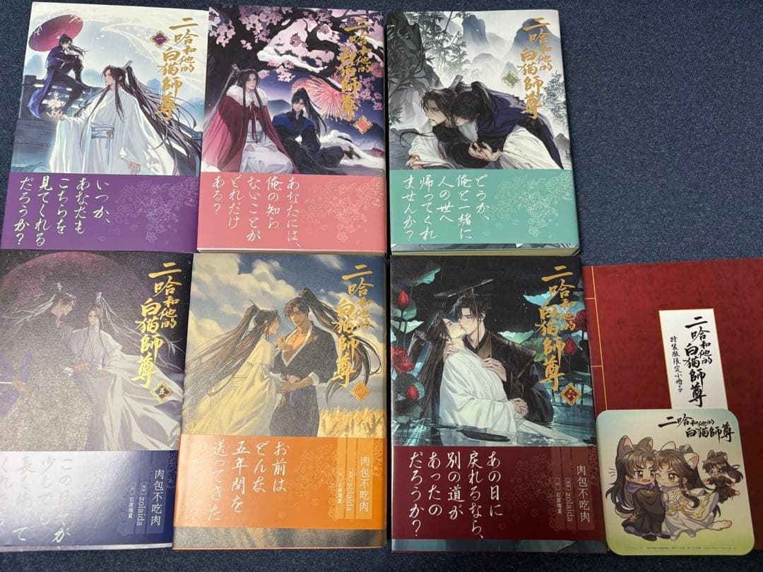 二哈和他的白猫師尊　1〜6巻 大人気中国BLファンタジー小説 『二哈和他的白猫師尊』 第6巻表紙