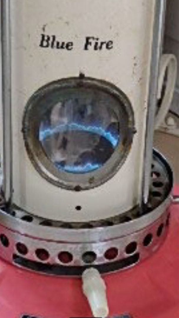 昭和レトロ ブルーファイヤー BF-107 昭和金属工業 石油ストーブ