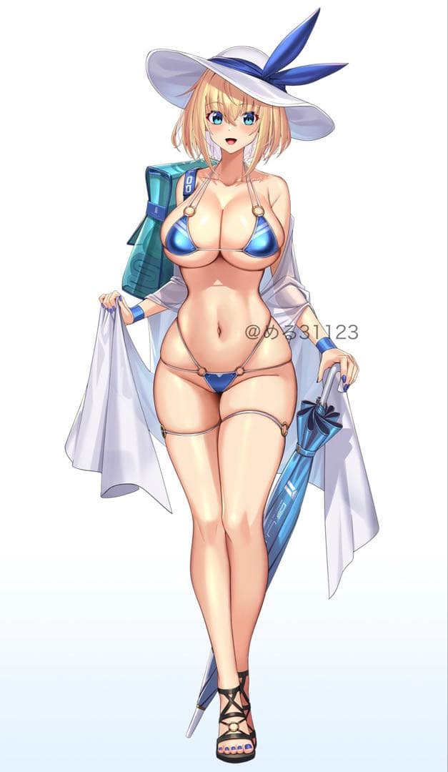 高峰ナダレ ソフィア・F・シャーリング ほぼ等身大タペストリー スイムスーツ