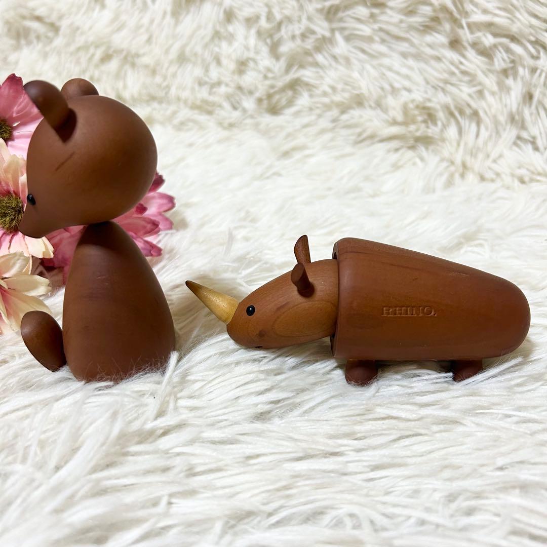 千趣会 ロイヤルペット 14体 箱&カード ヴィンテージ 木製 動物