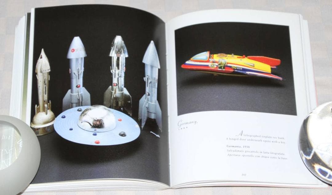 ヴィンテージスペースバンク8点及びロケット型オルゴール全9点セット販売