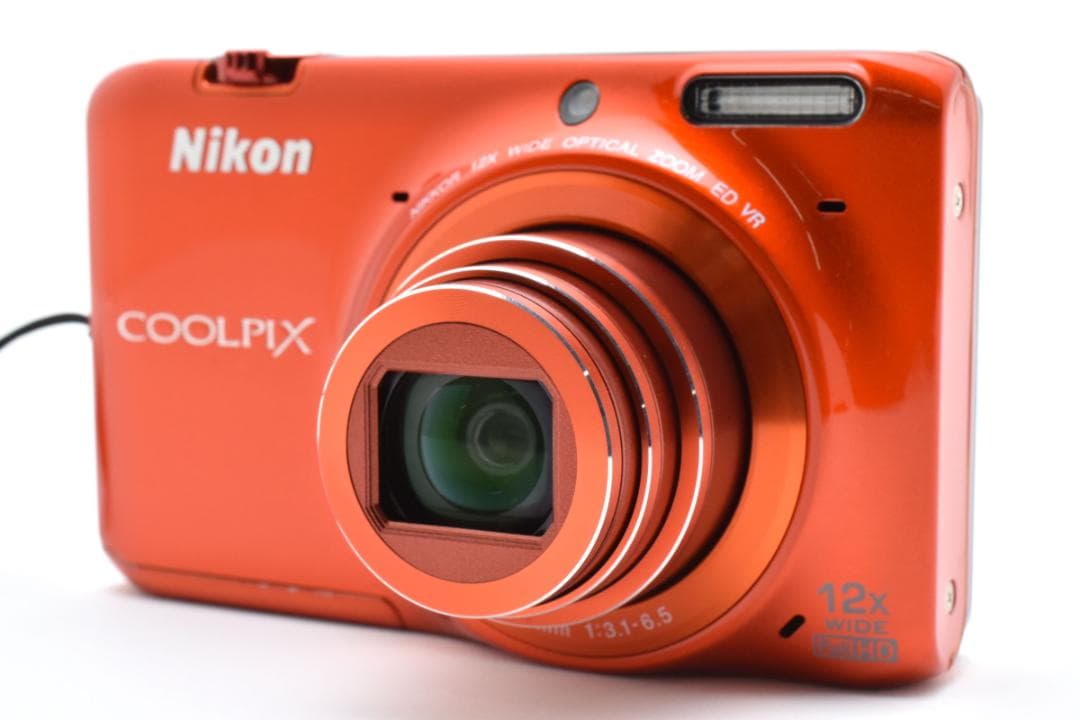極美品】Nikon COOLPIX S6500 オレンジ動作確認済