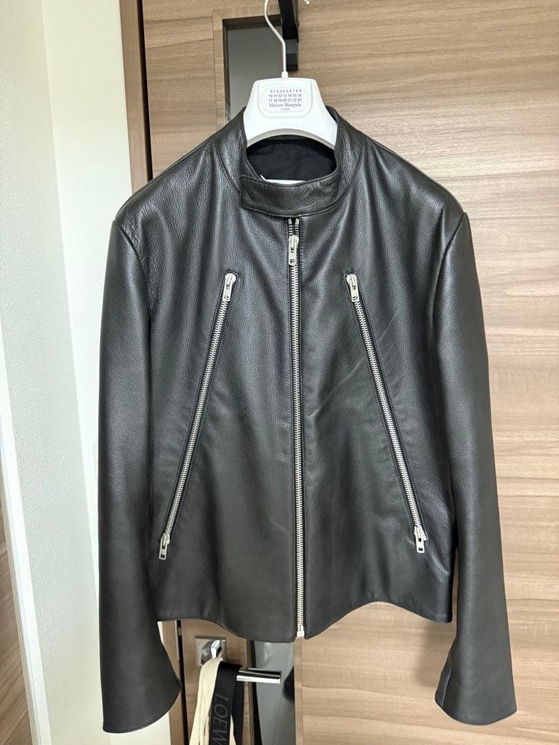 メゾンマルジェラ ゴートレザー 八の字ライダース 46 - メルカリ