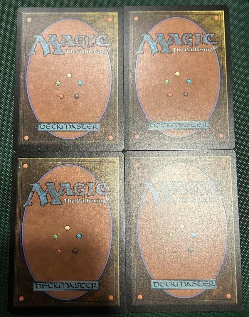 英語版 4枚セット 旧枠 《沸騰する小湖/Scalding Tarn》