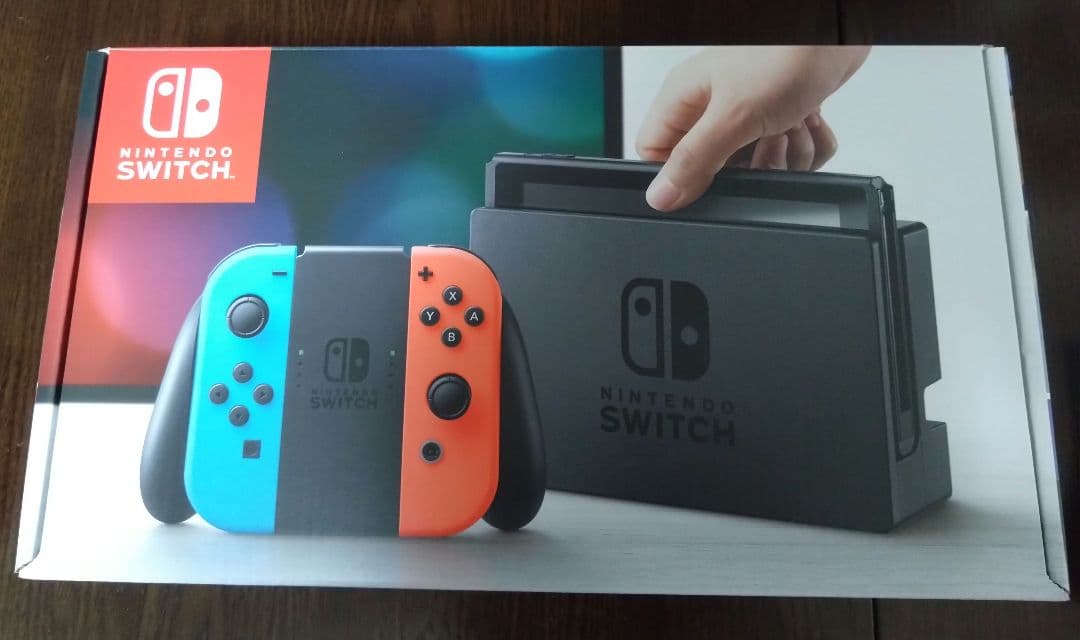 Nintendo Switch 本体 青/赤　箱付き　おまけ付き