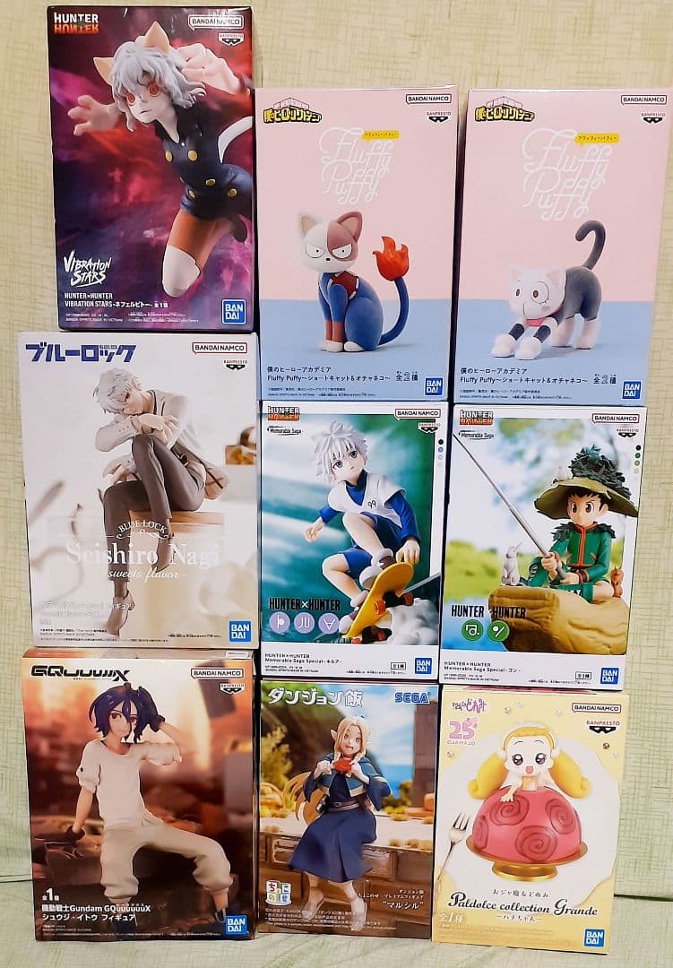 9体セット プライズ フィギュア まとめ売り HUNTER×HUNTER 他 9体
