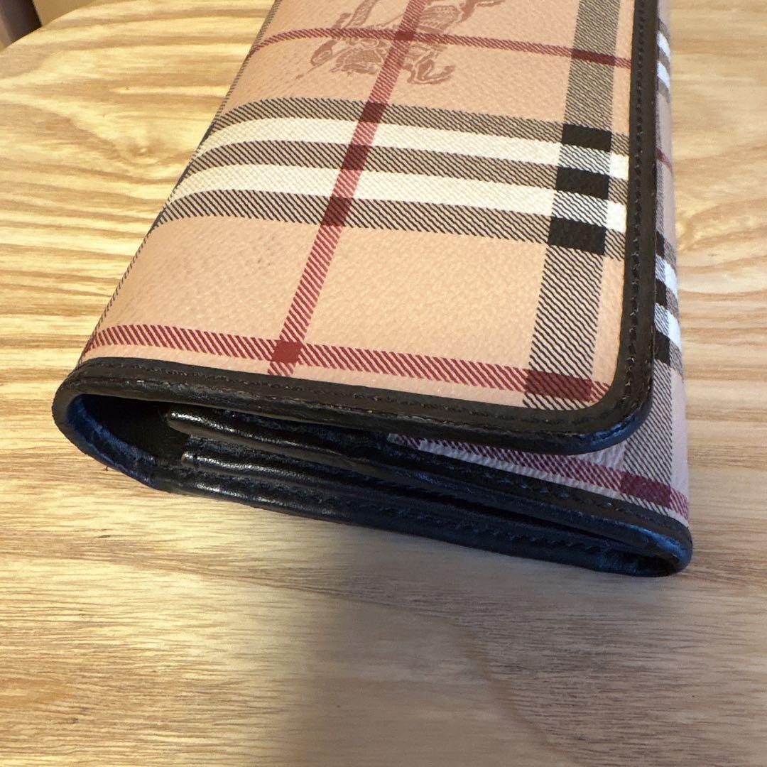 Burberry シャドーホース　長財布　ノバチェック
