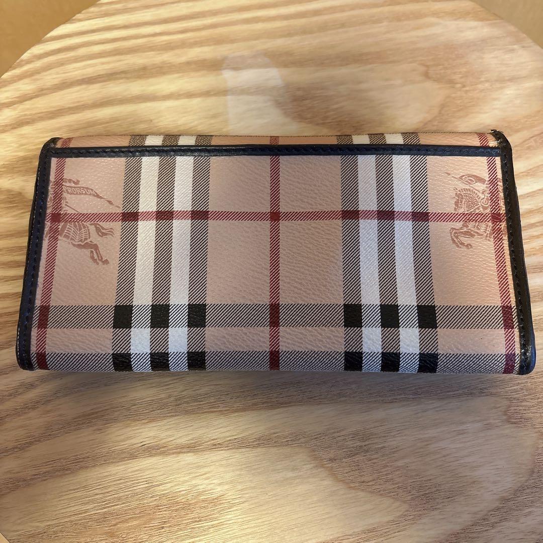 Burberry シャドーホース　長財布　ノバチェック