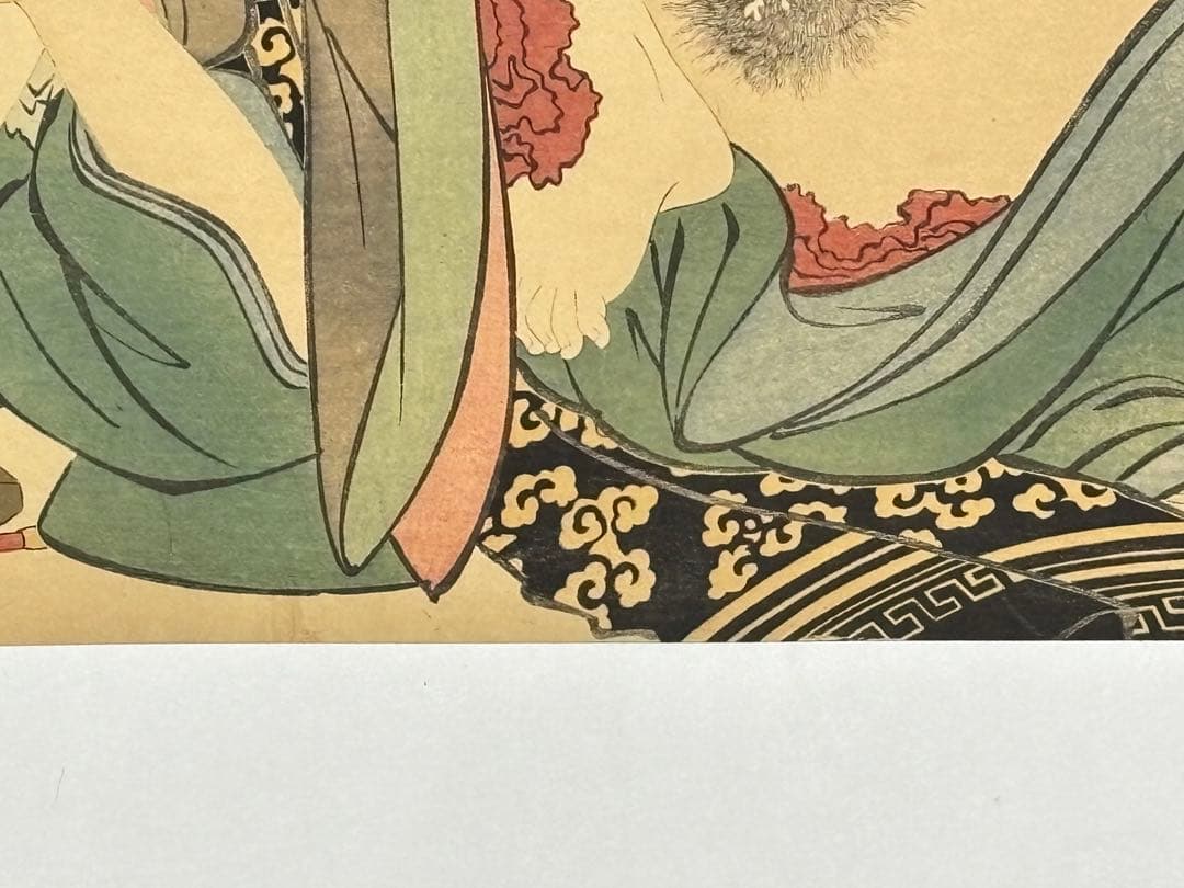 喜多川歌磨春画 木版刷復刻版」大正期頃 1枚|艶本