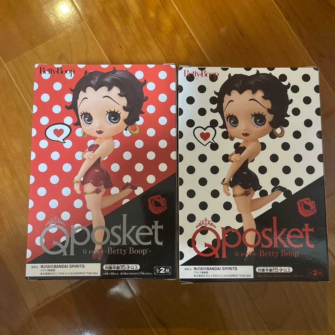 Qposket ベティブープ ベティちゃん フィギュア 2点セット レアカラー