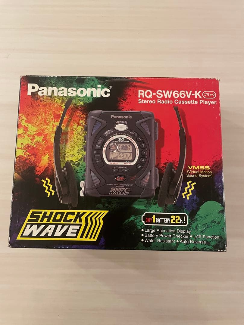 【希少：新品】パナソニック RQ-SW66V ステレオラジオカセットプレーヤー fc224b9afab5465d16cb16be2bf854