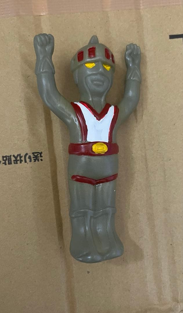 ⚠️レア　大里玩具　シルバー仮面　指人形　当時物