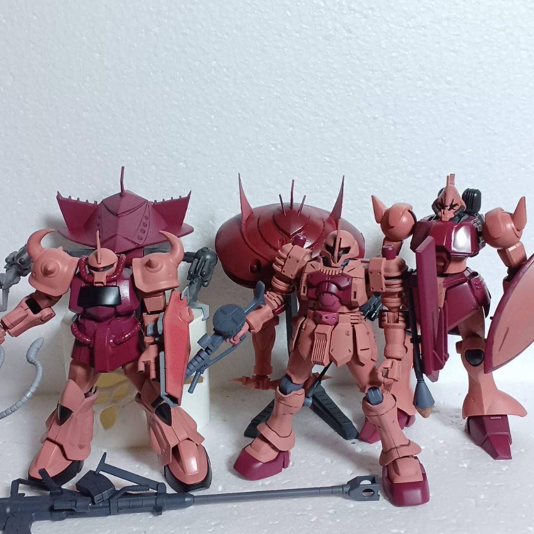 ジークアクス最終回に登場したHG1/144シャア専用5体再現セット - メルカリ