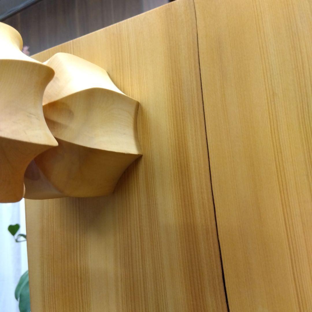 【国産　本榧　5寸碁盤　木表③】