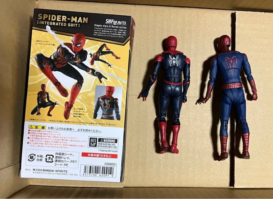 s.h.フィギュアーツ スパイダーマン3点セット