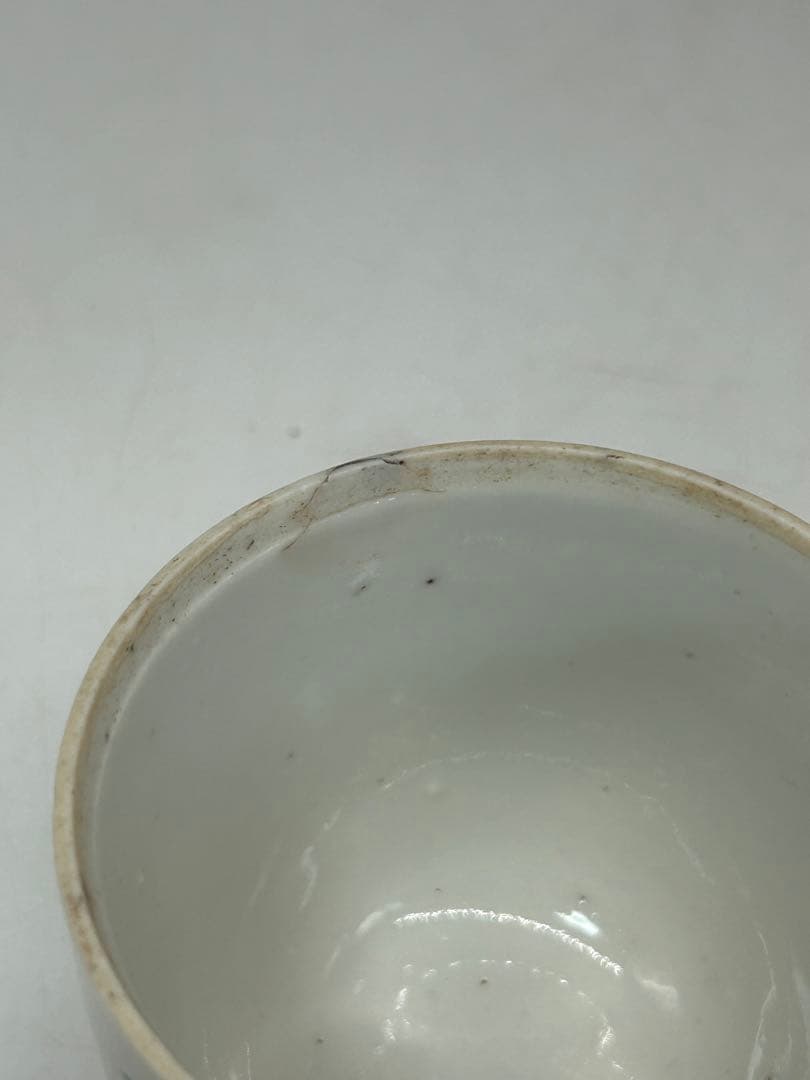 中国　粉彩　花鳥紋茶入　洪憲年製　送料込み0930